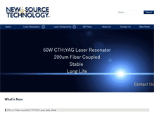 Tablet Screenshot of newsourcetechnology.com